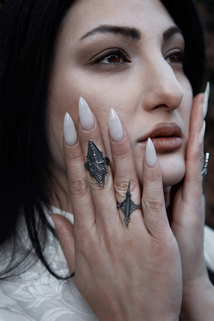 medieval goth ring