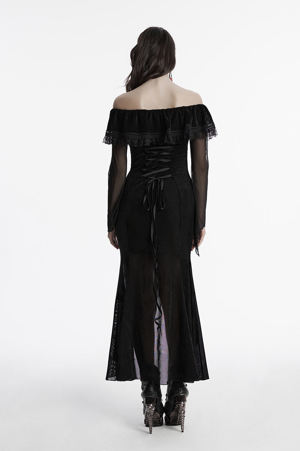 corset lace-up gothic dress