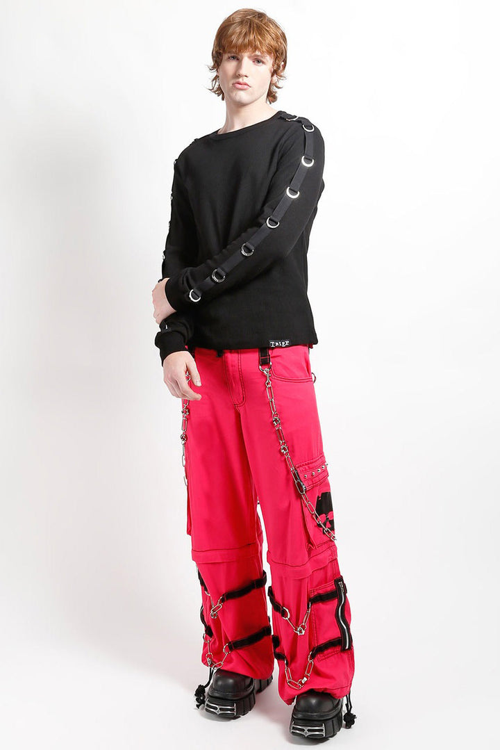 grunge goth long sleeve black shirt