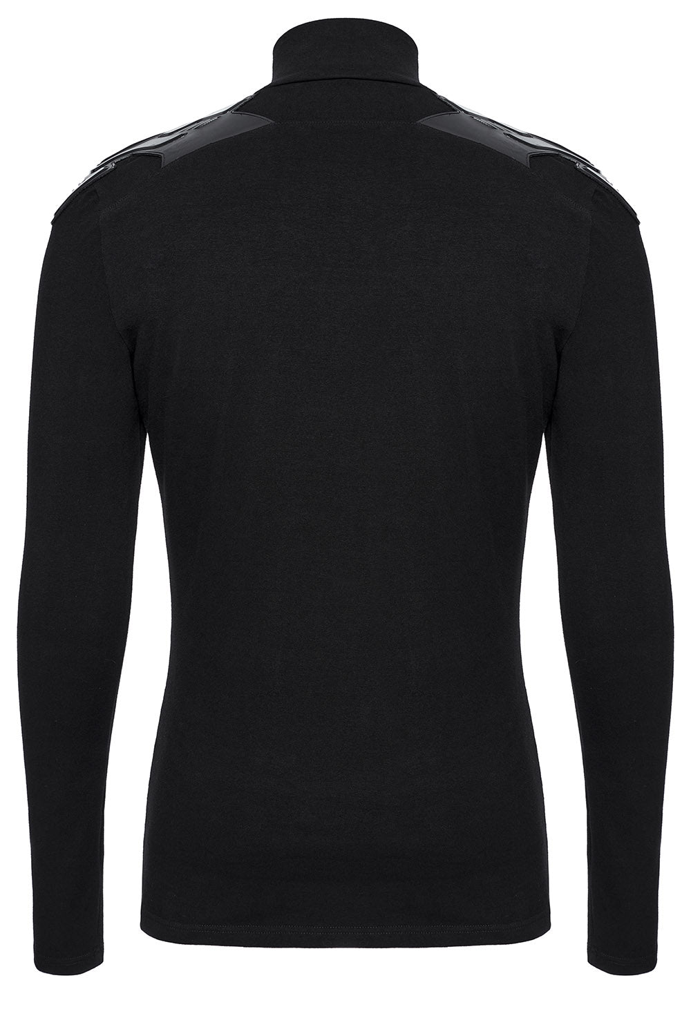 devil fashion mens long sleeve gothic turtleneck top