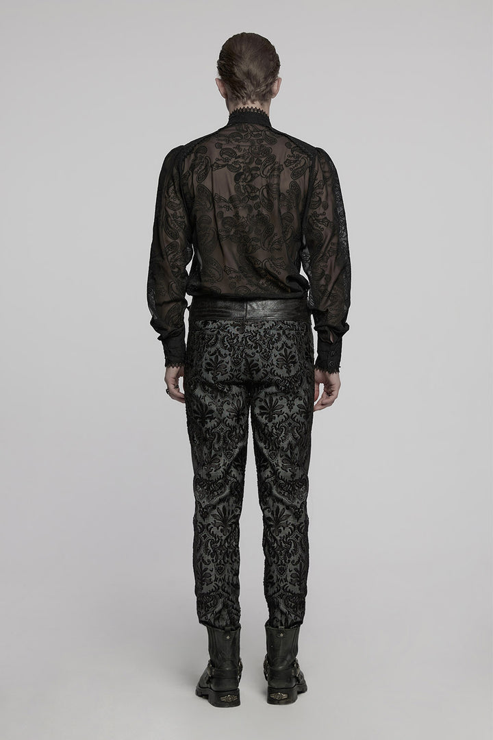 mens gothic haunted mansion inspired pants