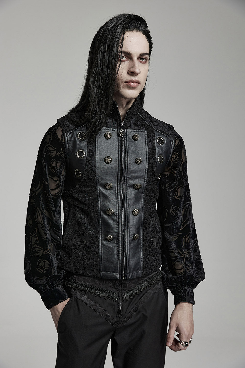 mens victorian damask vest