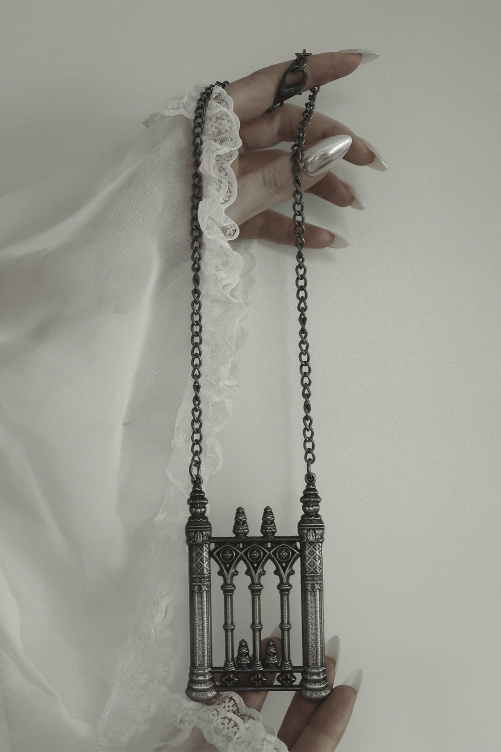 gothic gate necklace