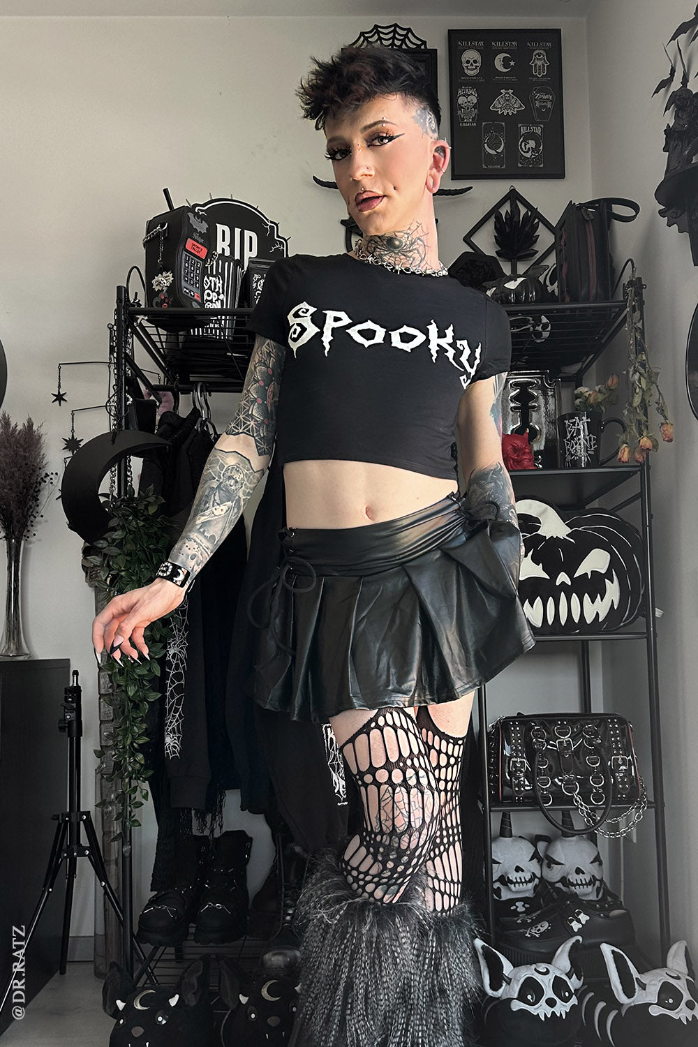 Spooky Crop Top