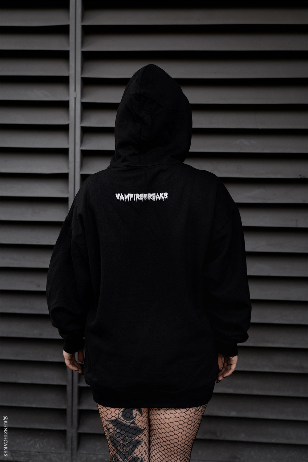 oversized gothic pullover hoodie