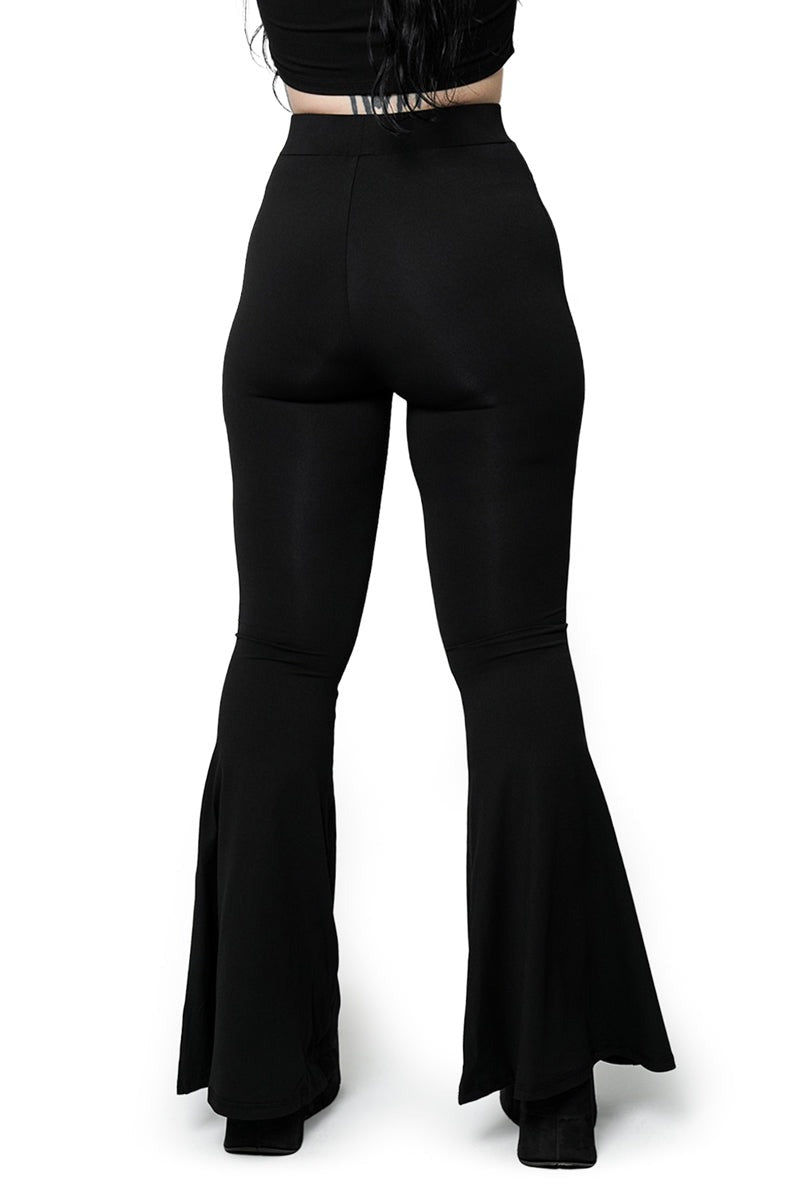 womens stretchy high-rise shredded emo pants