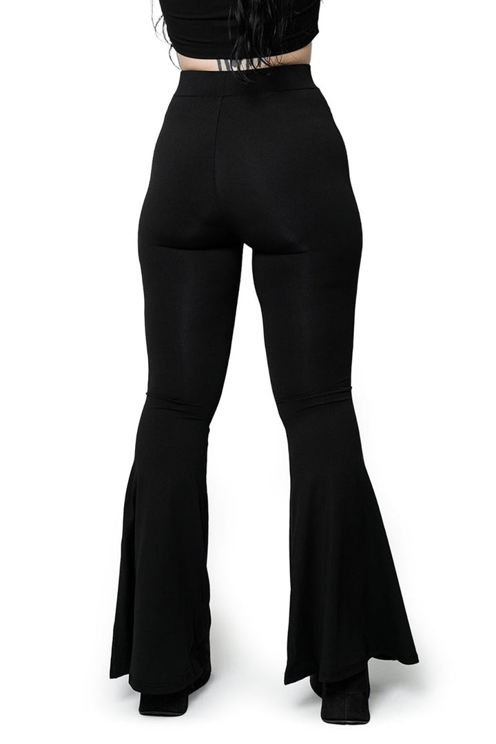womens stretchy high-rise shredded emo pants