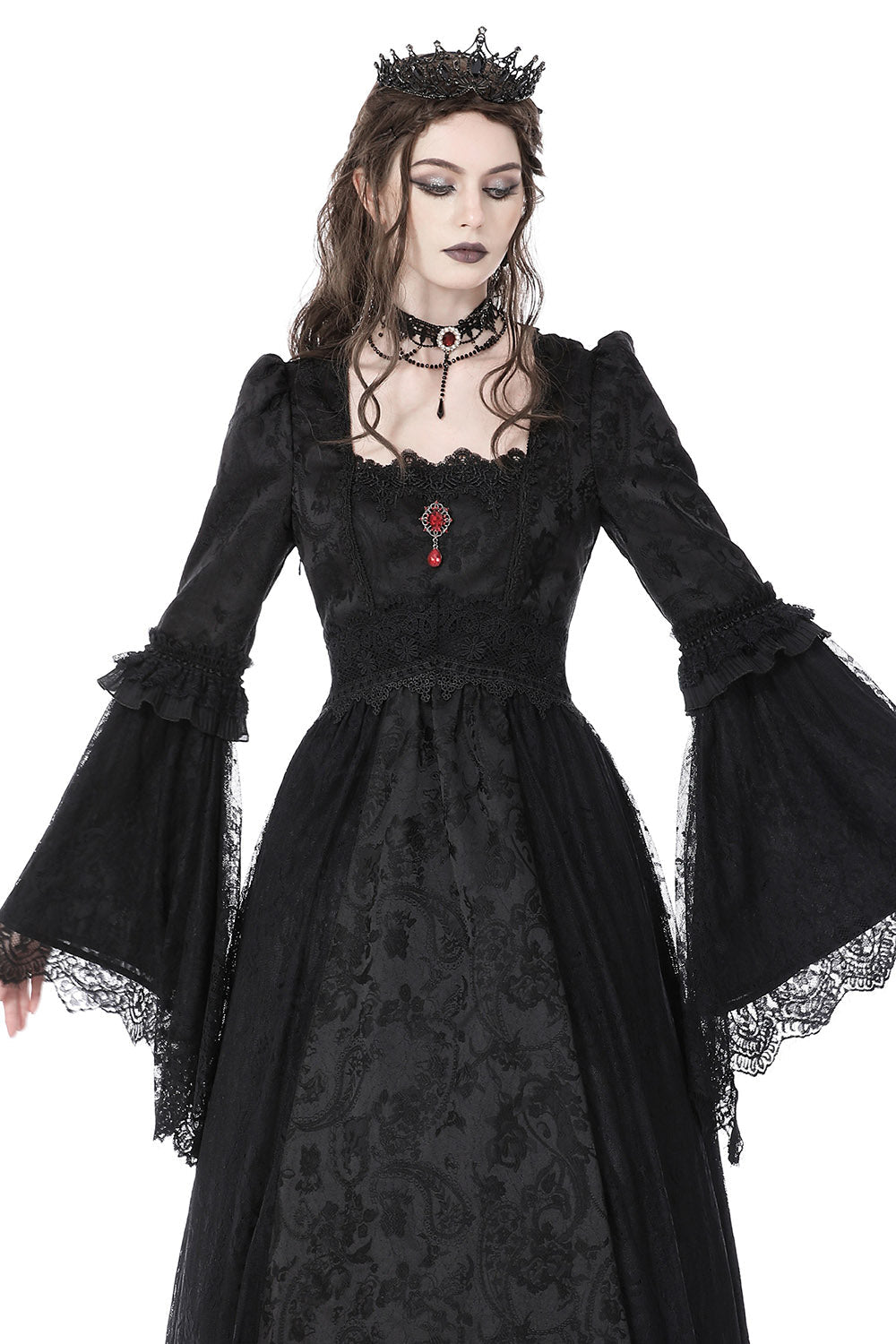 Gothic Renaissance Maxi Dress - dresses - VampireFreaks - Dark In Love
