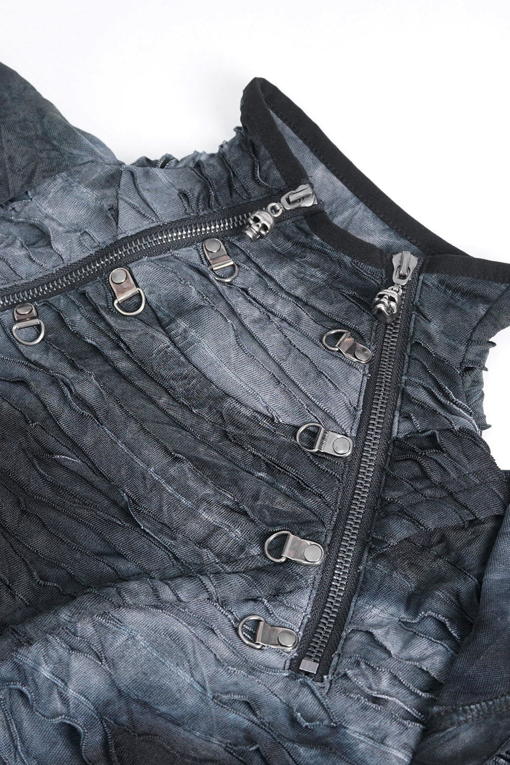 mens tie dyed goth shirt