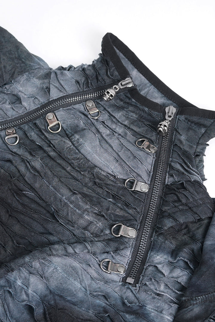 mens tie dyed goth shirt