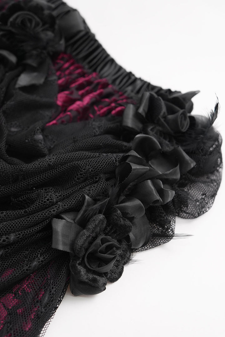 romantic goth long skirt