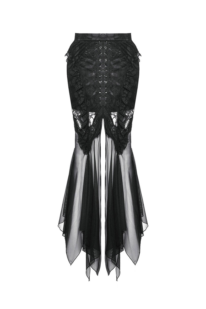 mermaid tail gothic skirt