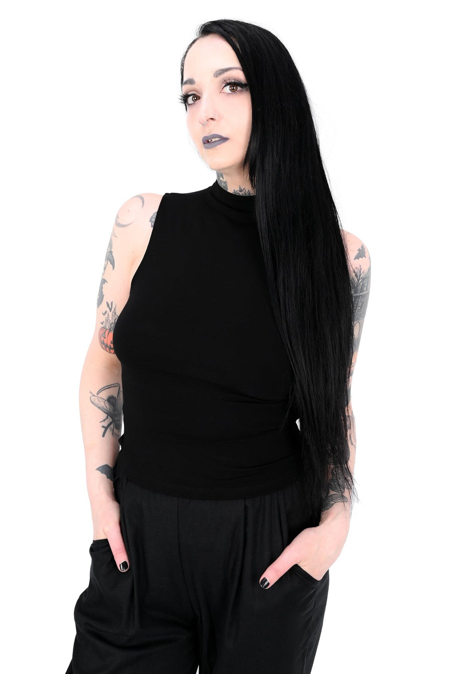 modal turtleneck top