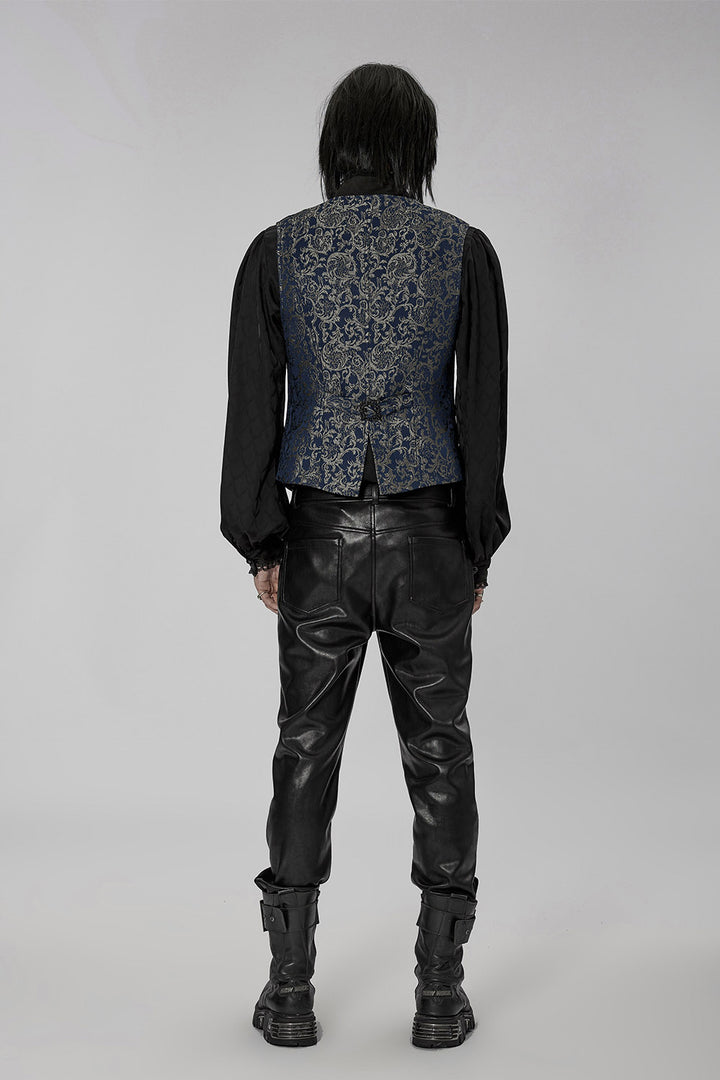 ornate haunted mansion damask pattern vest