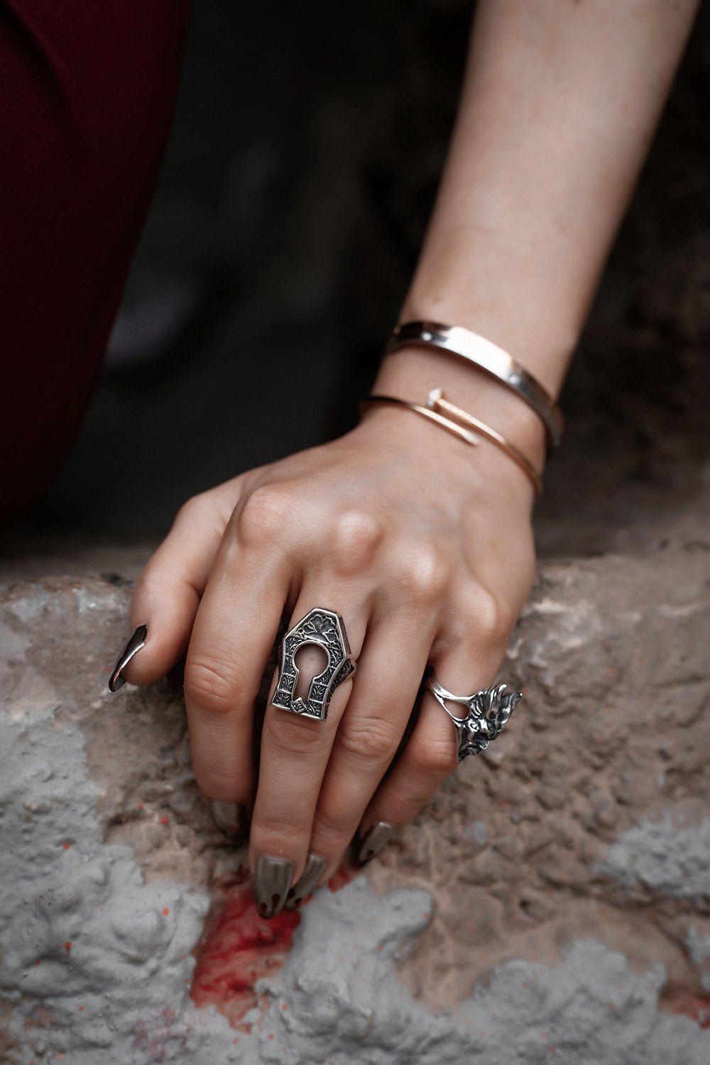 Gravekeeper Ring - jewelry - VampireFreaks - Lively Ghosts