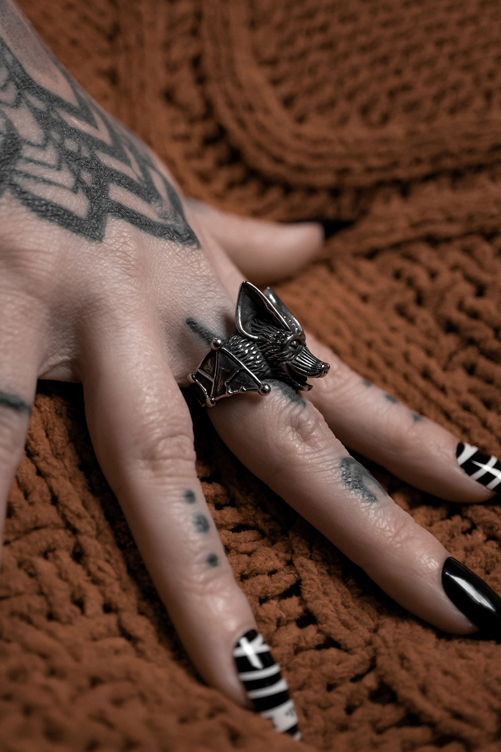 vampire goth ring