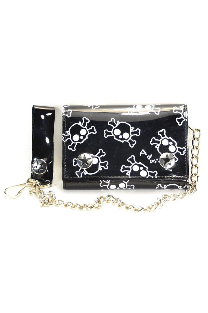 Grim Bones Biker Wallet - bags & wallets - VampireFreaks - Funk Plus