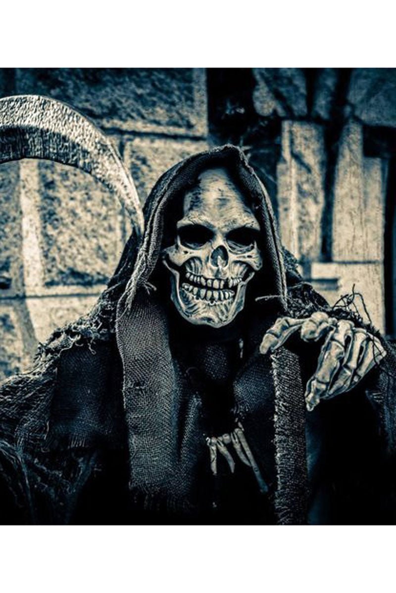 Grim Reaper Kit - Mask w/ Moving Head, Hands, Full Gown - costumes - VampireFreaks - Zagone Studios