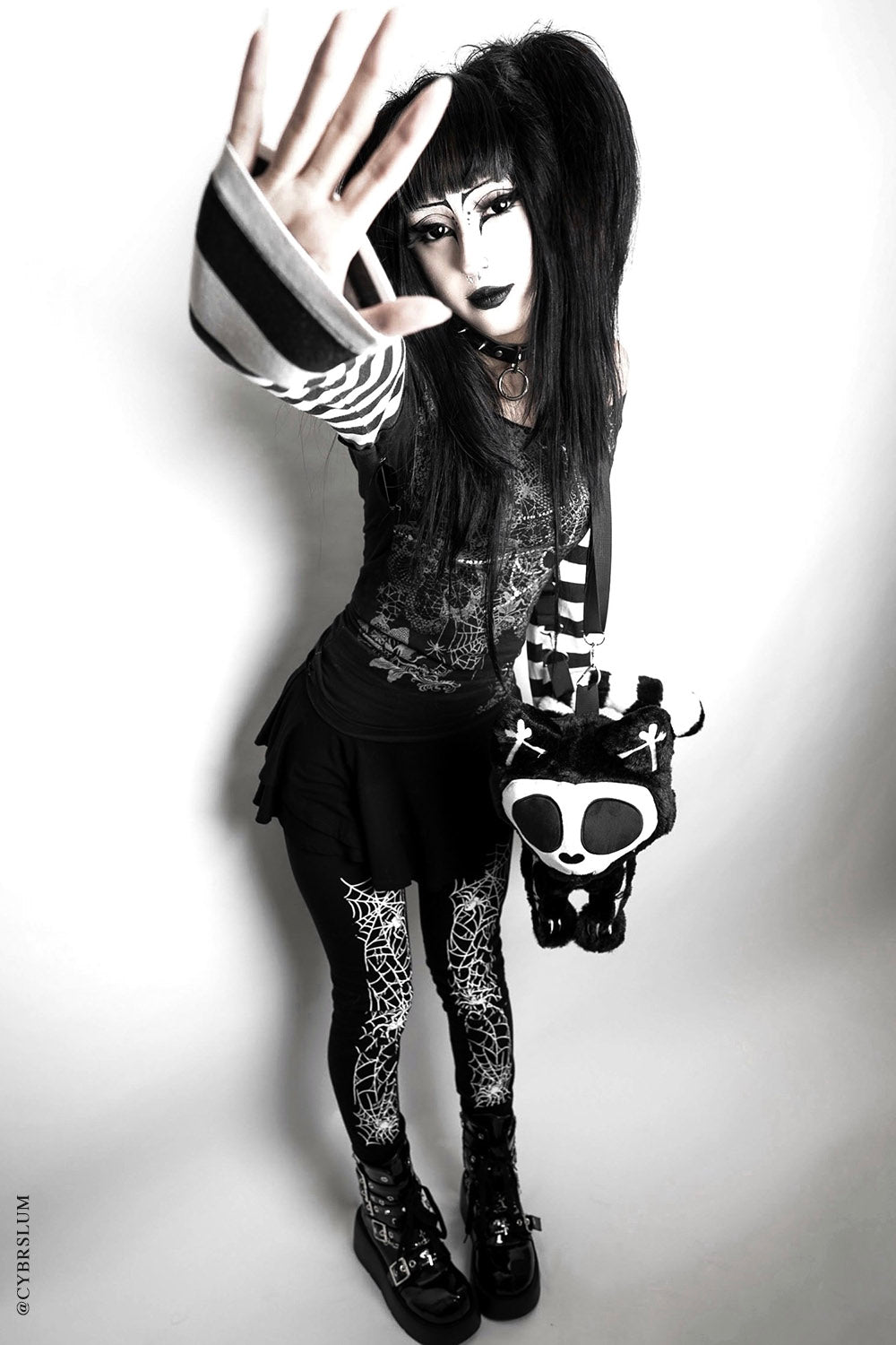 Spinnennetz-Leggings