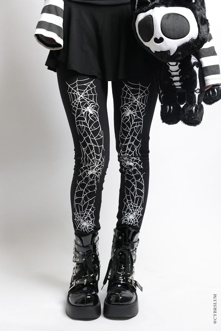 Spinnennetz-Leggings