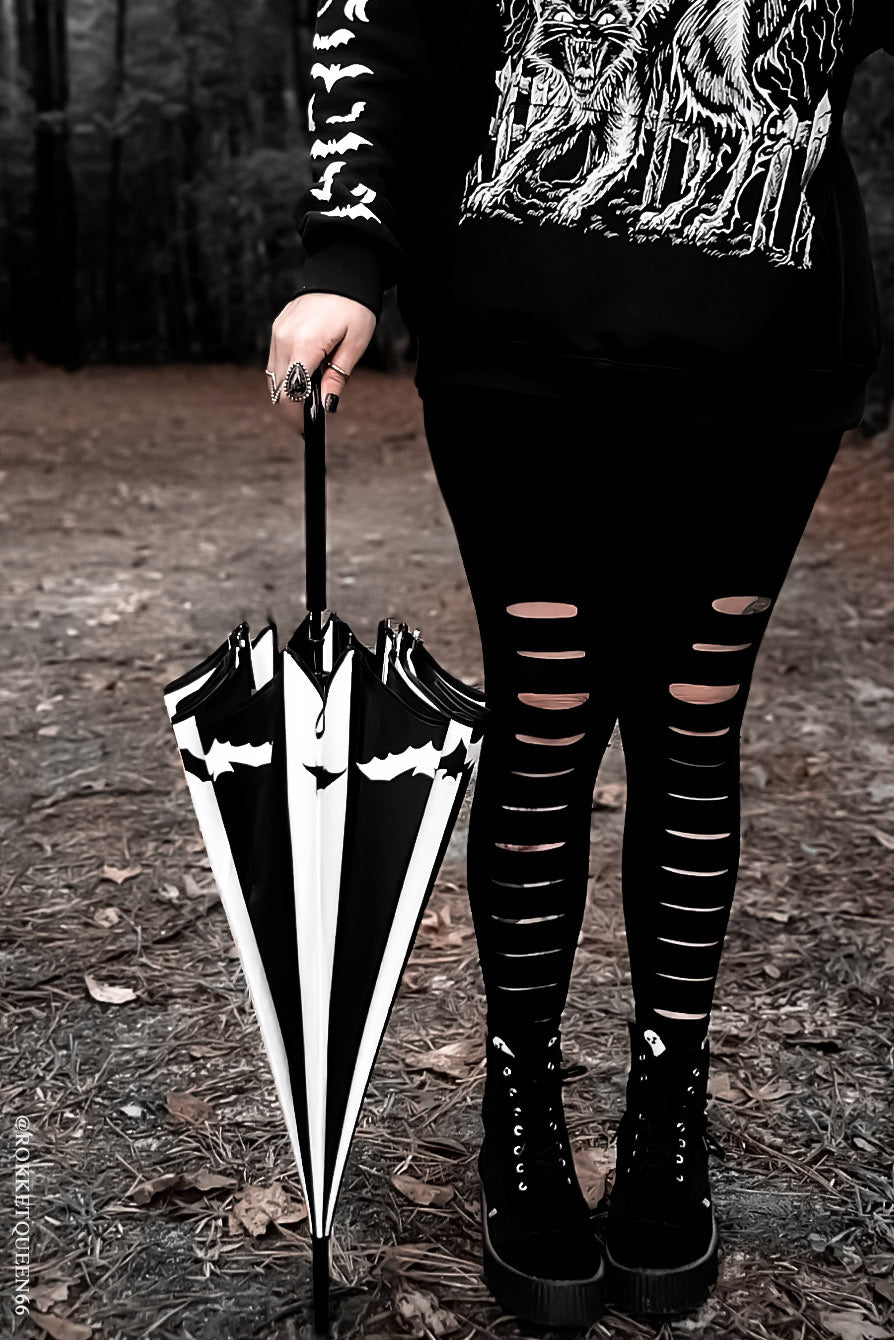 creepy cute circus umbrella by vampire freaks