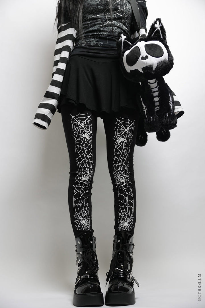 Spinnennetz-Leggings