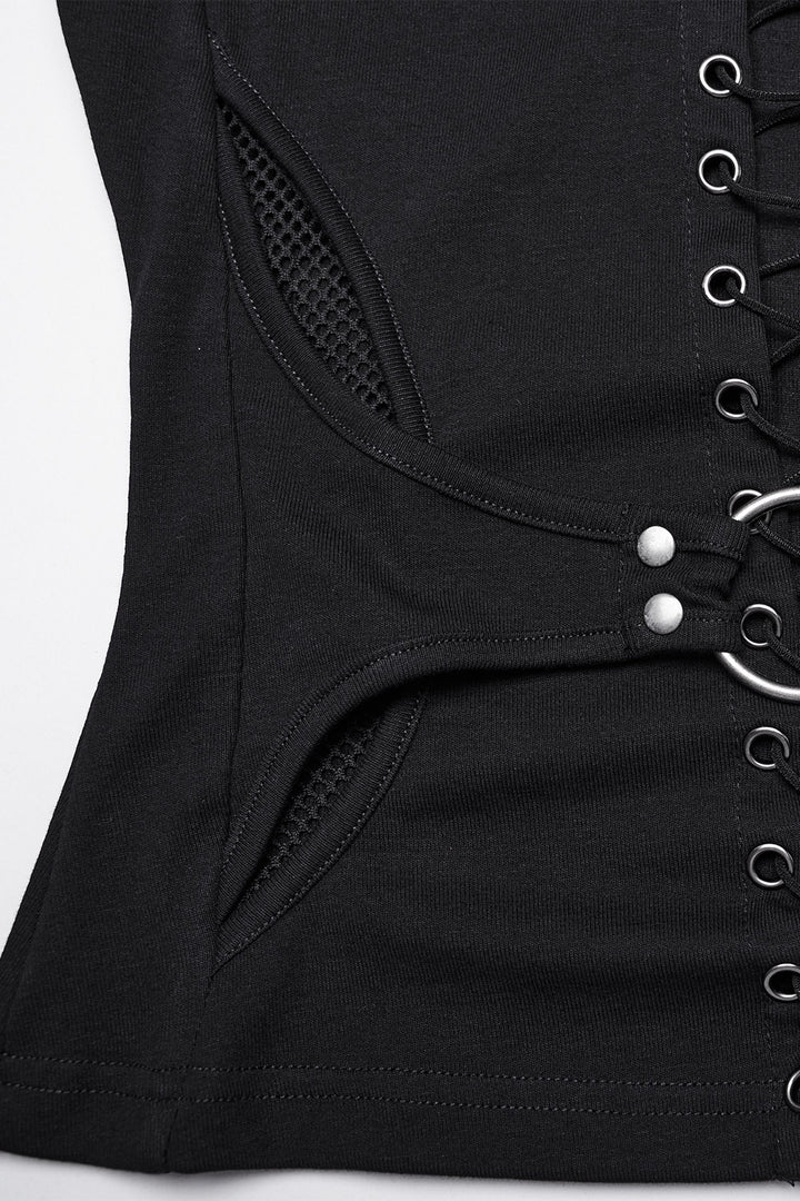 fishnet o-ring gothic top