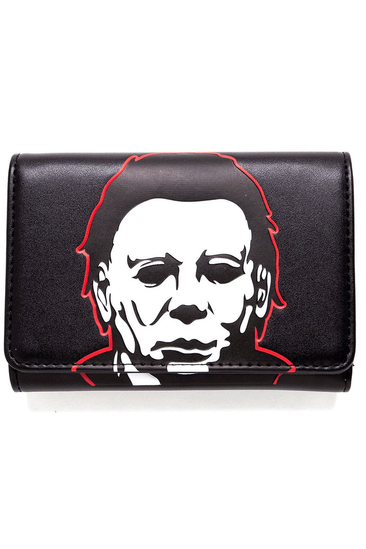 vegan leather horror monster wallet