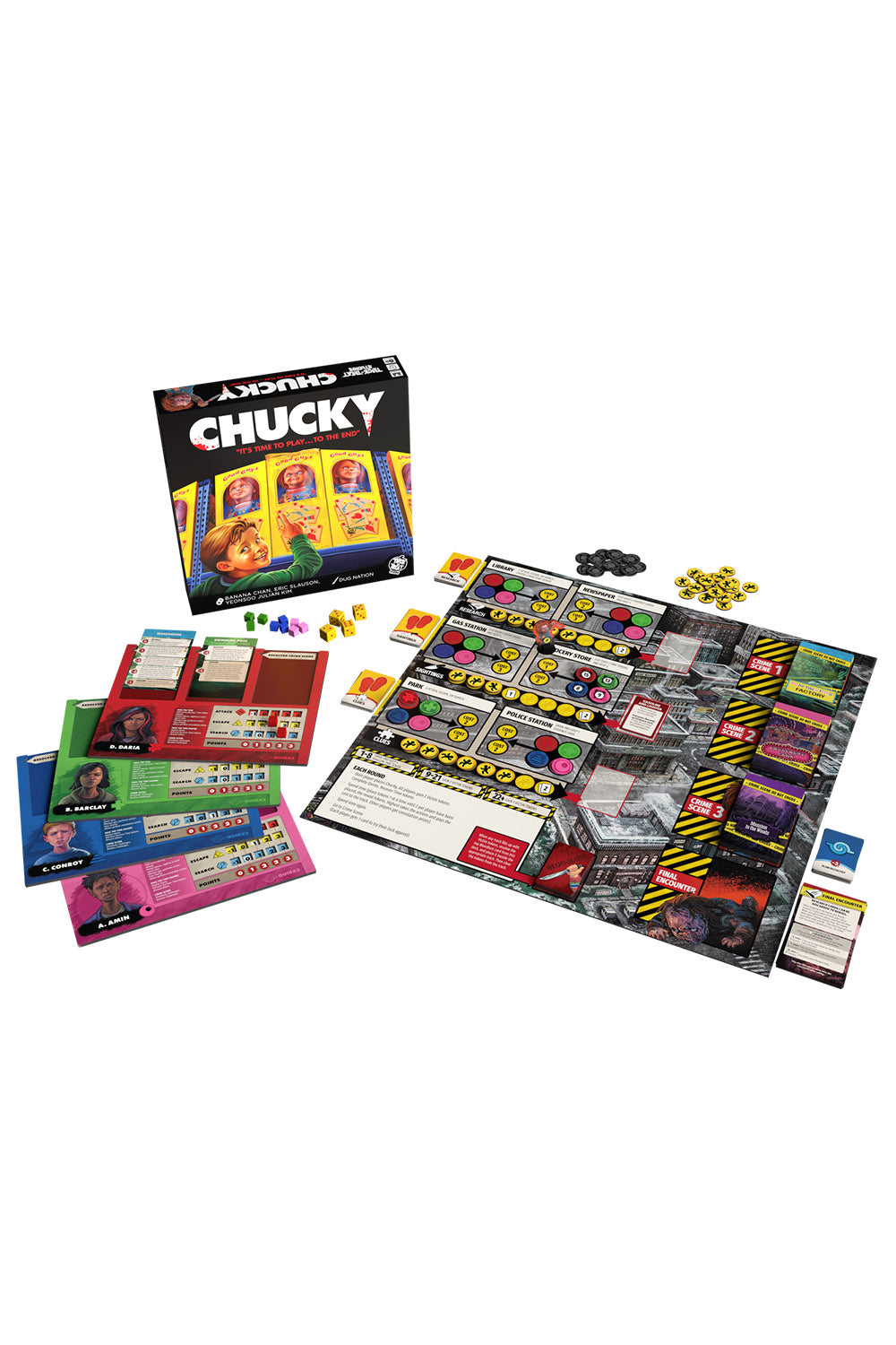 Chucky officially licensed board game