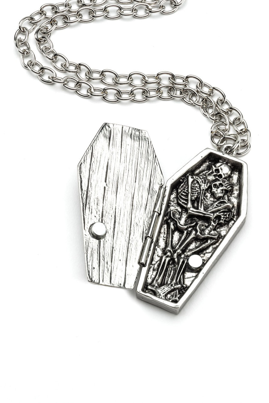 Till Death Coffin Necklace