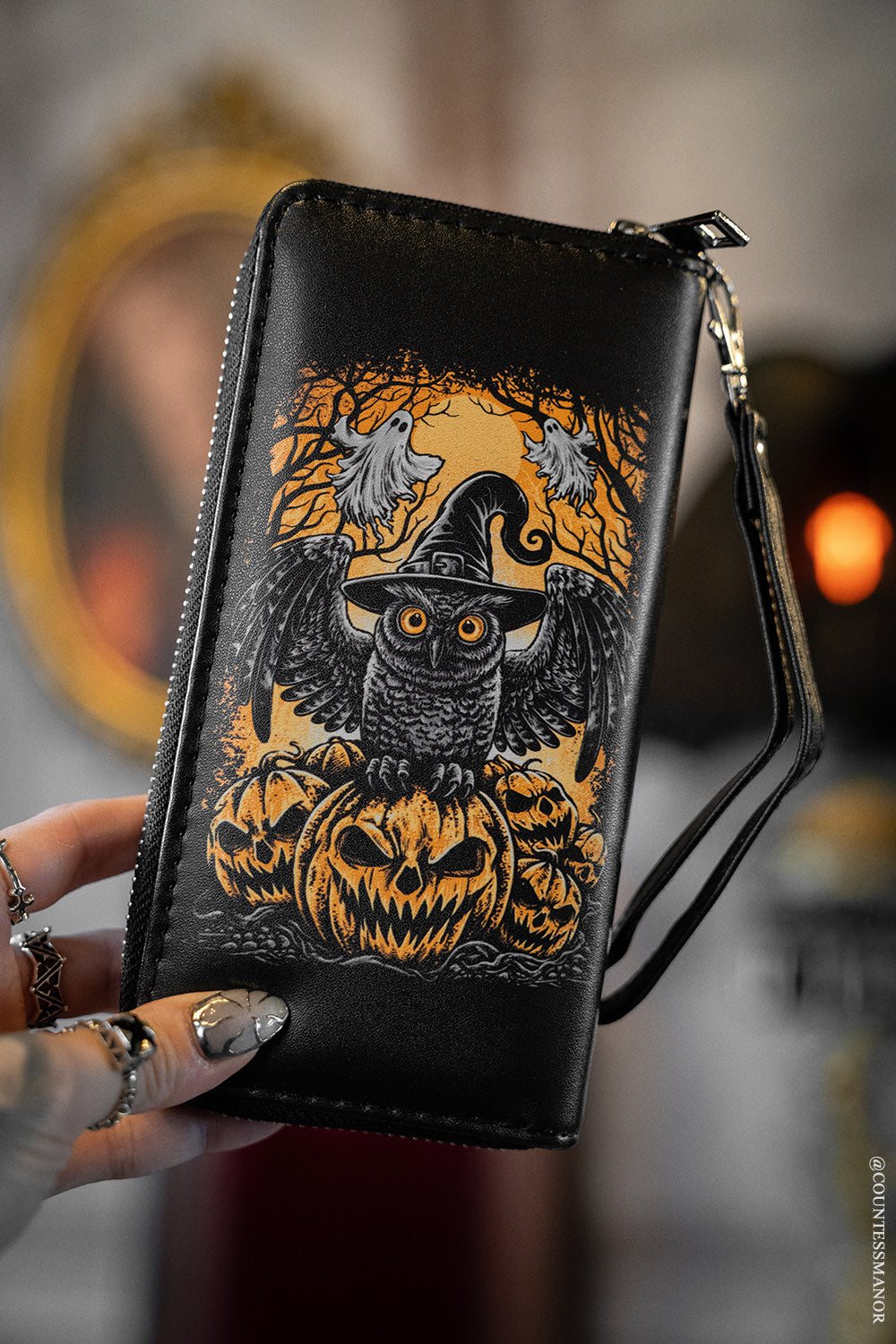 gothic owl wallet by vampirefreaks