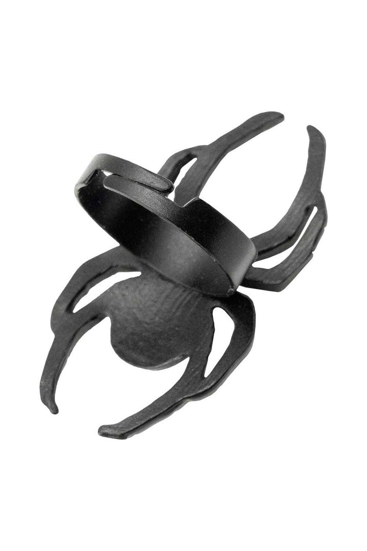black widow spider statement ring