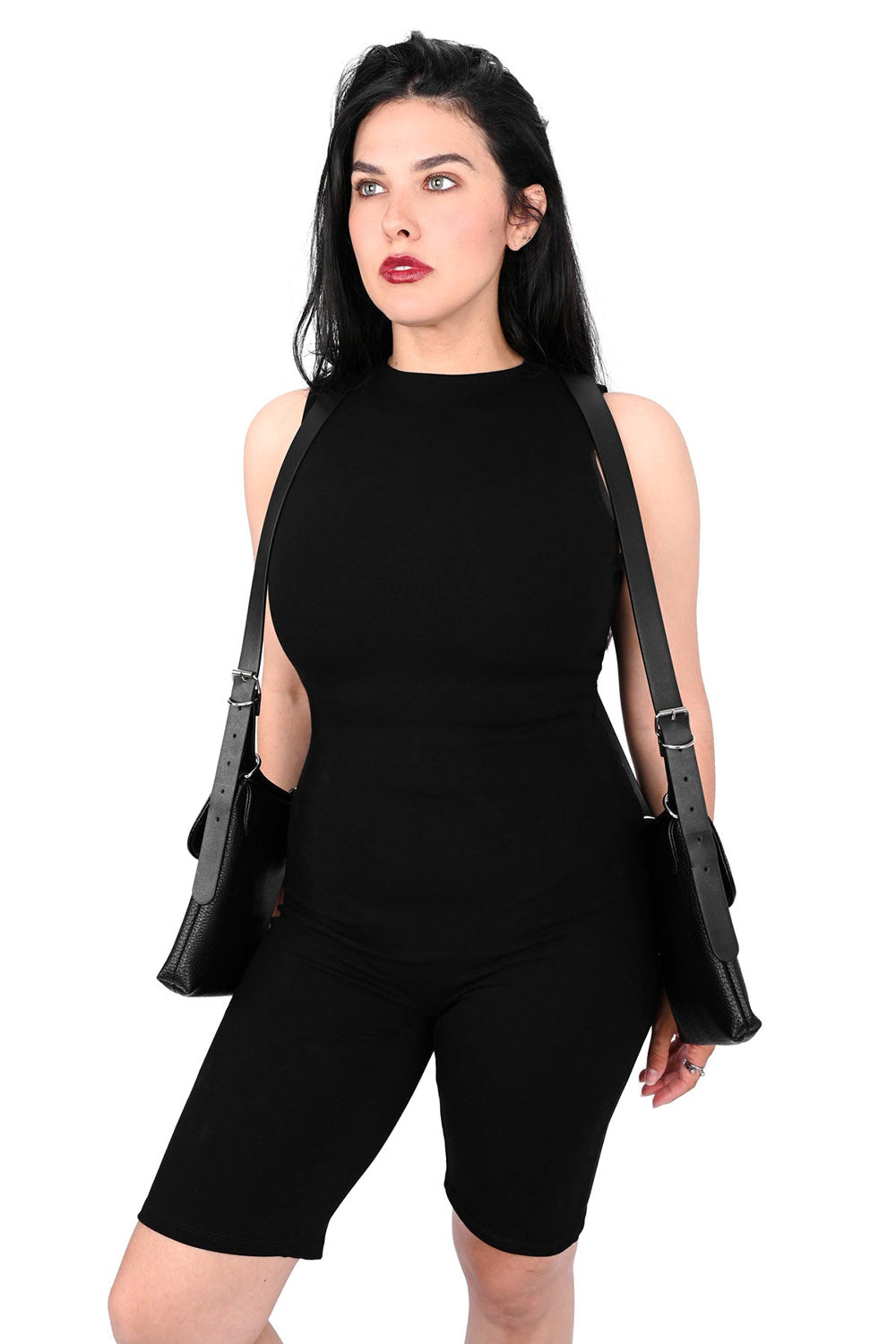body harness with bags attached