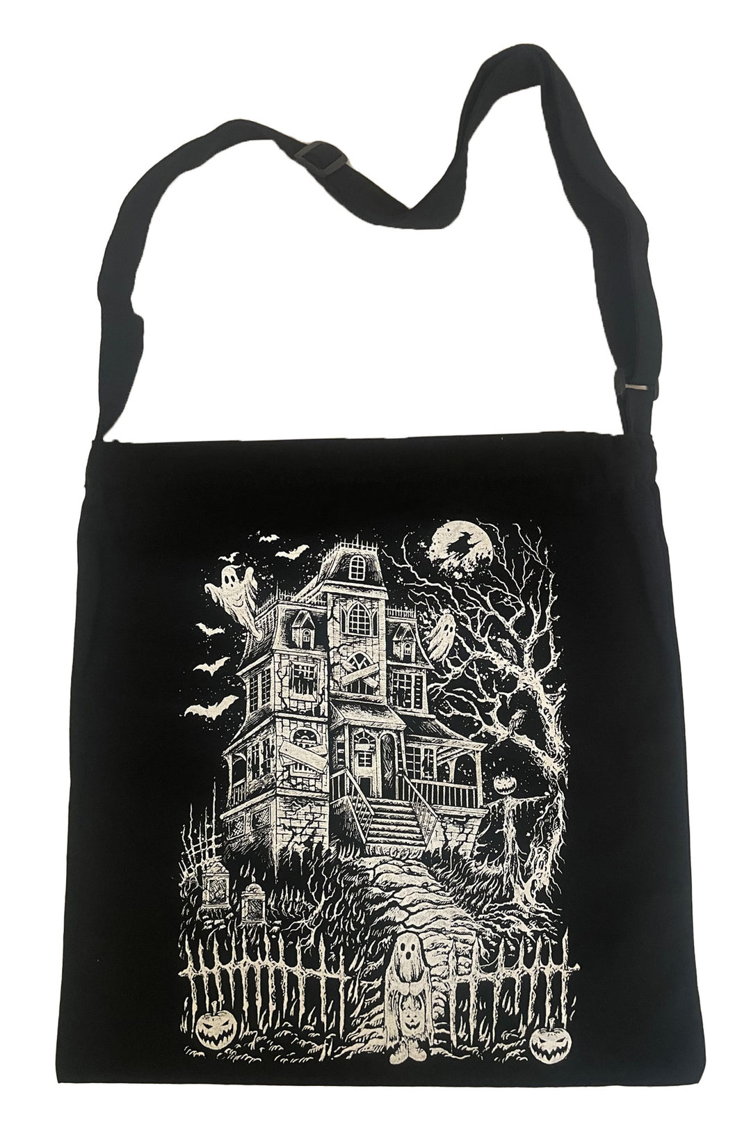 Shoulder Sling Zipper Tote Bag