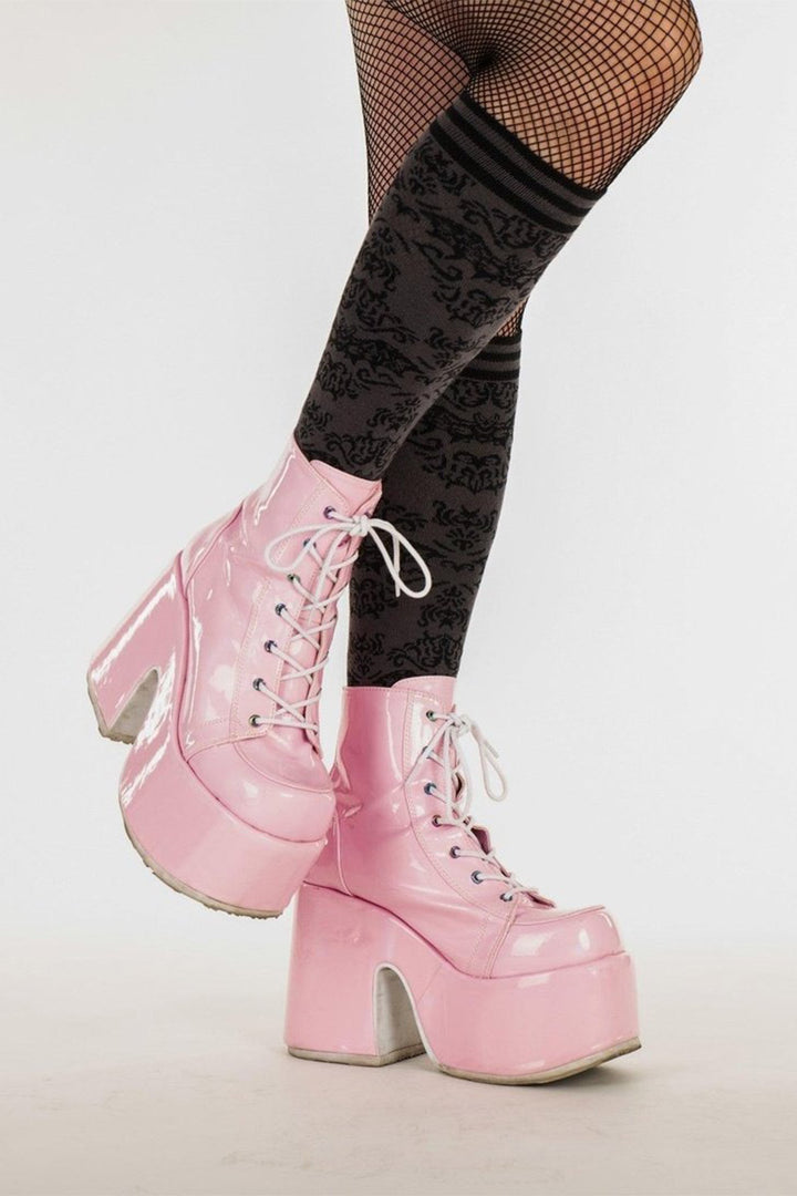 victorian gothic knee-high socks