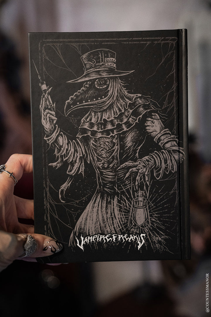 steampunk plague doctor diary  with lined pages