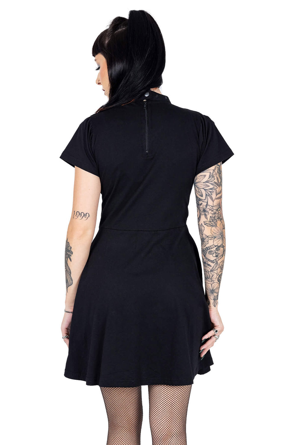 emo skater skirt dress