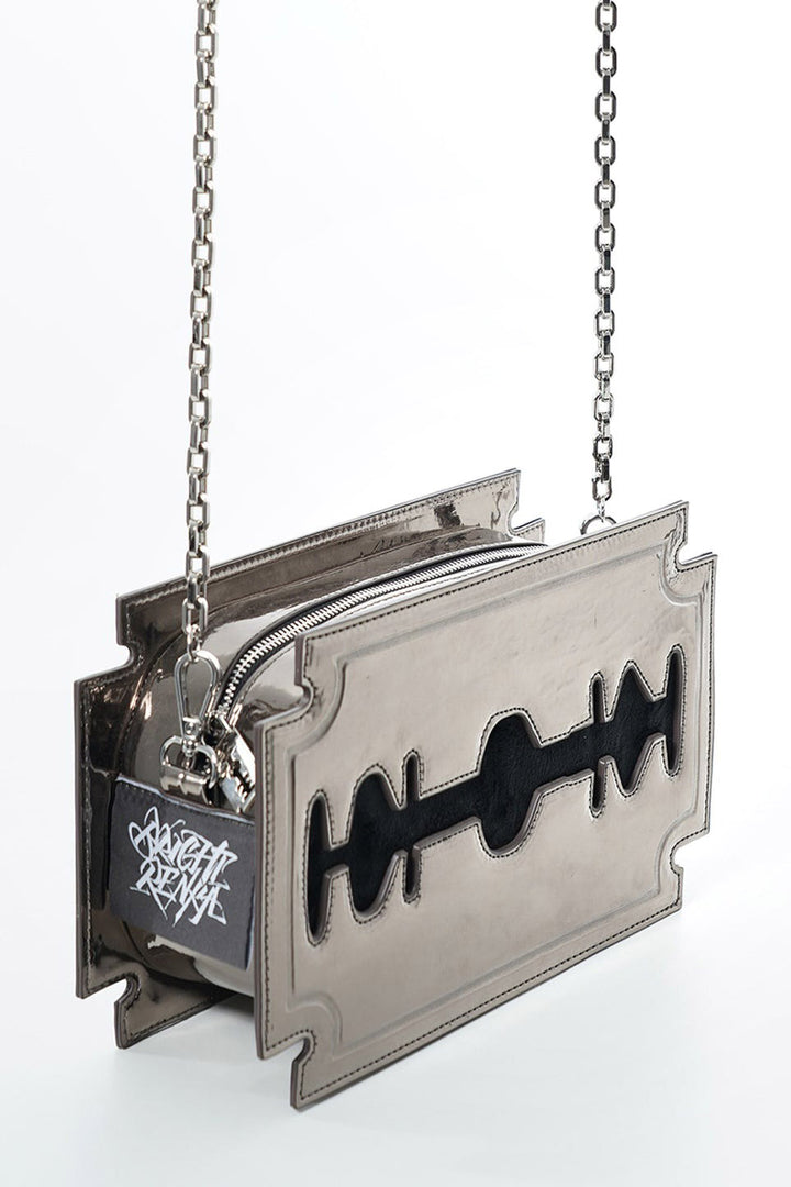 Mondschein-Silber-Rasierklingen-Tasche