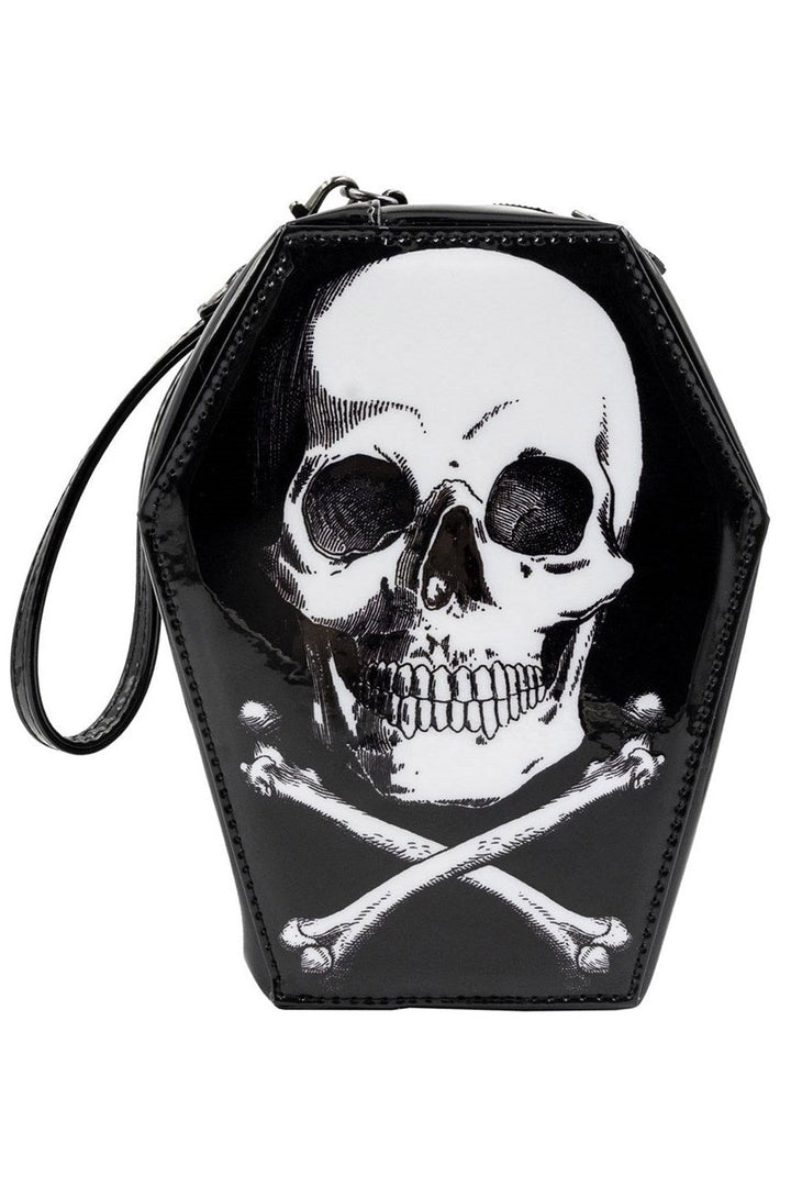 skull coffin shaped wallet