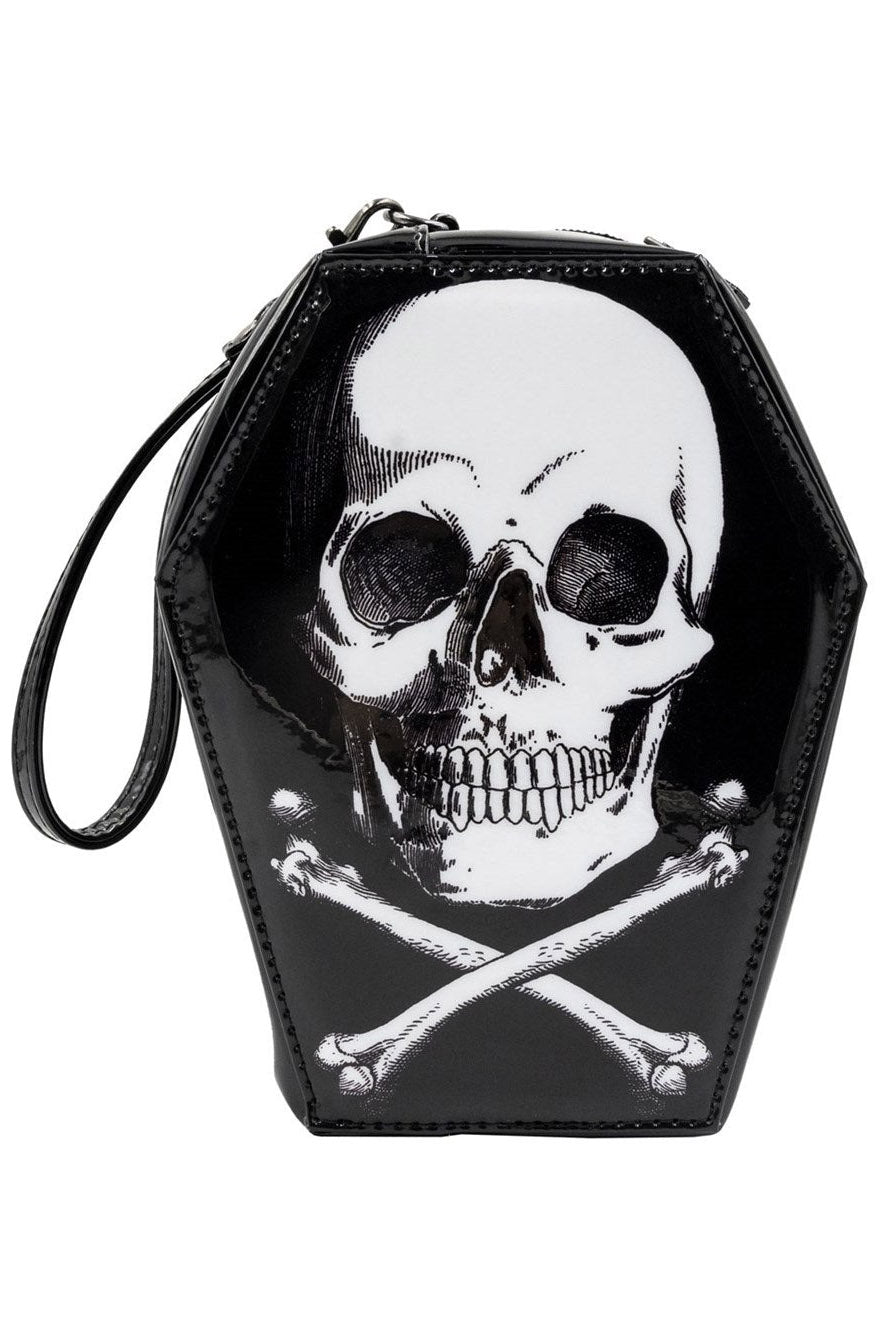 skull coffin shaped wallet