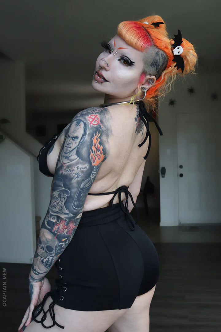 halloween swim shorts