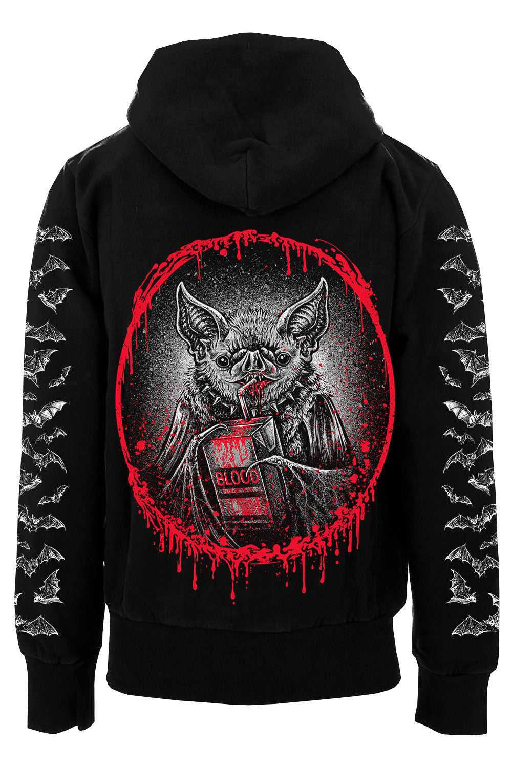 Spoiled Bat Cropped Pullover Hoodie