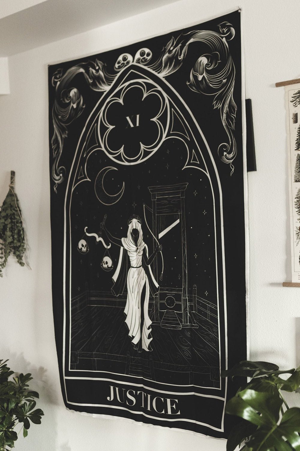 Justice Tapestry - housewares - VampireFreaks - The Pretty Cult