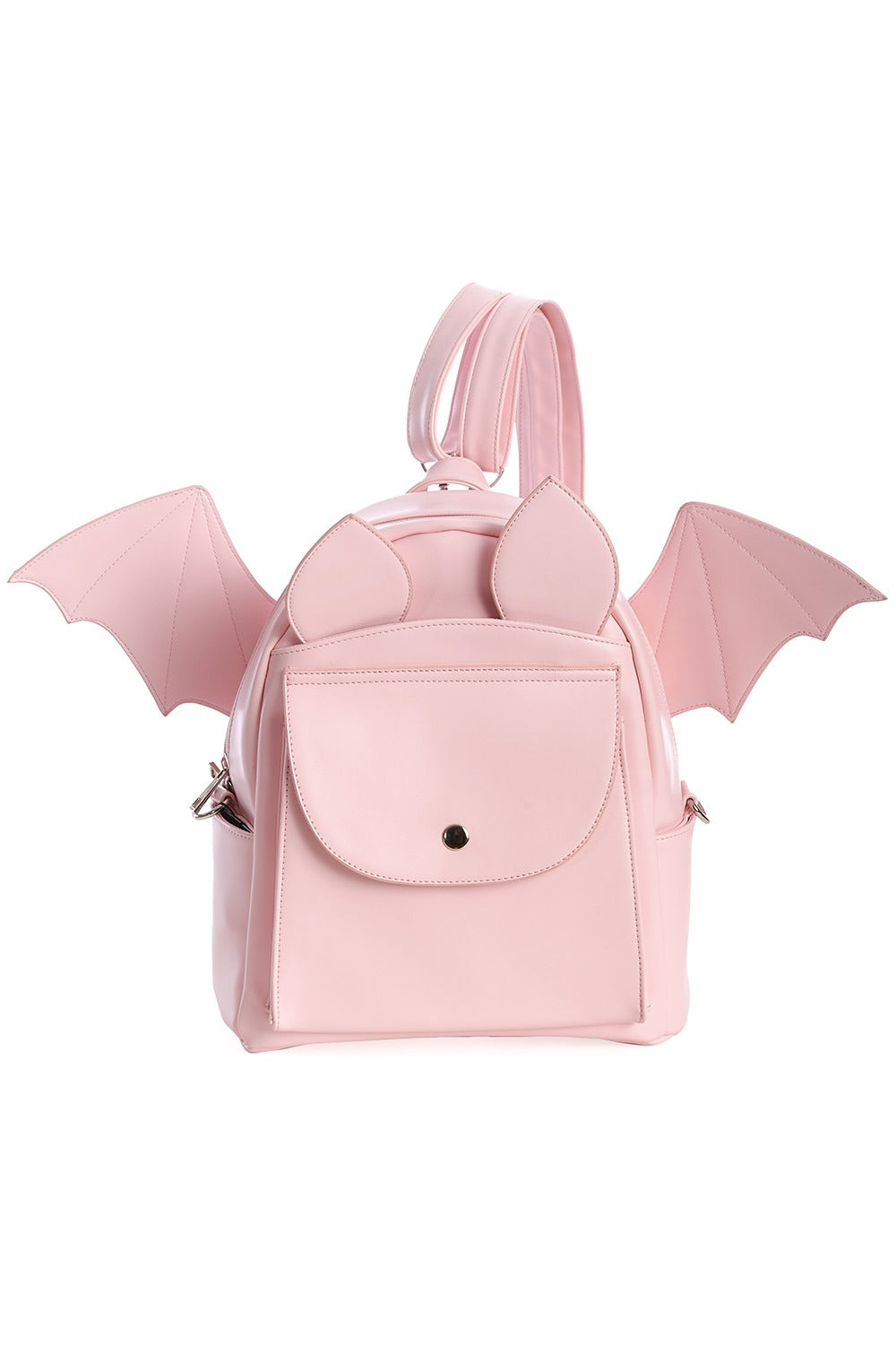 Pastel Goth Pink and Black Bat Shoulder Bag -  Denmark