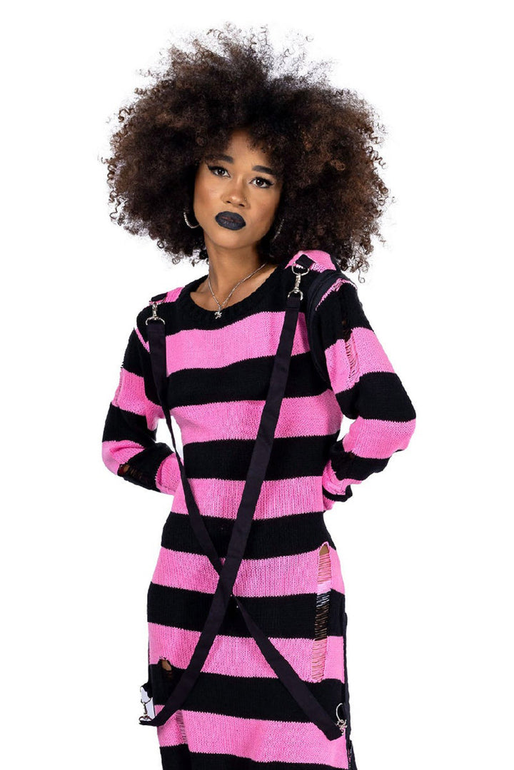 kawaii goth maxi dress
