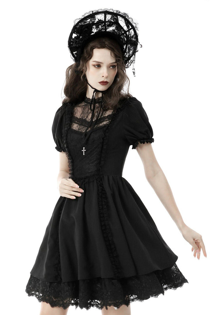 puffed sleeve dress