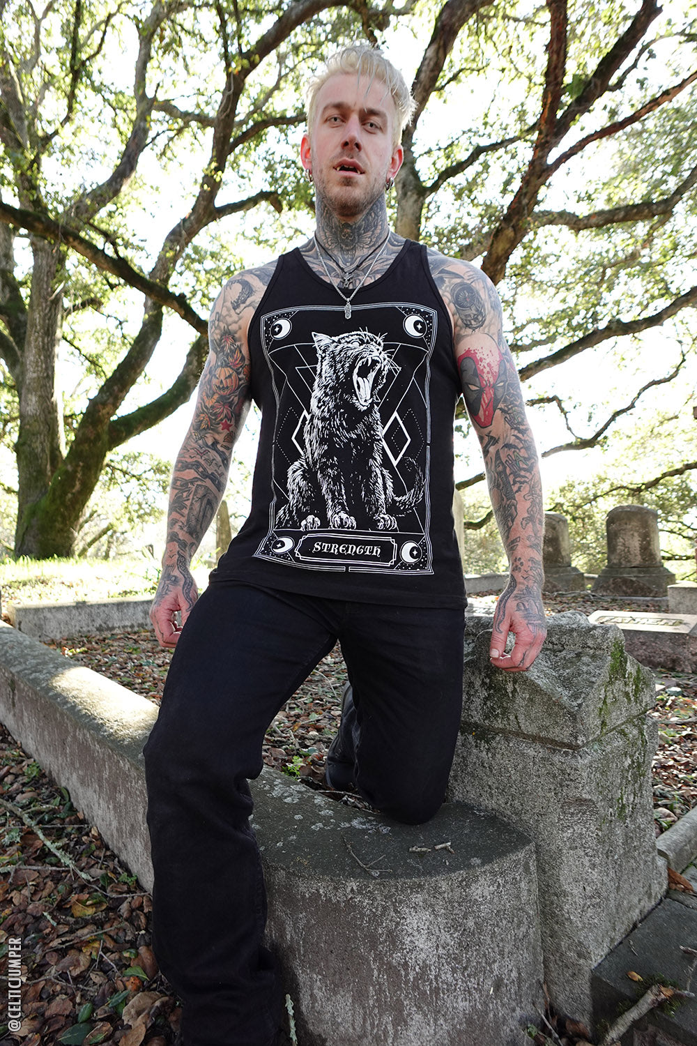 Strength Kitty Tarot T-shirt