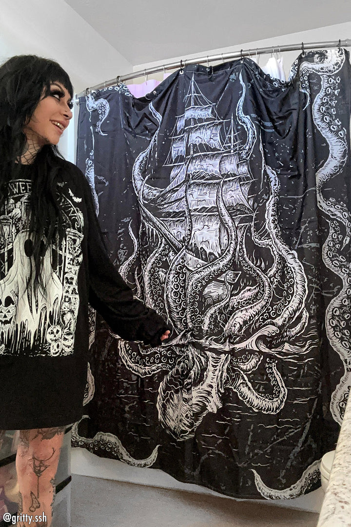Kraken Shower Curtain