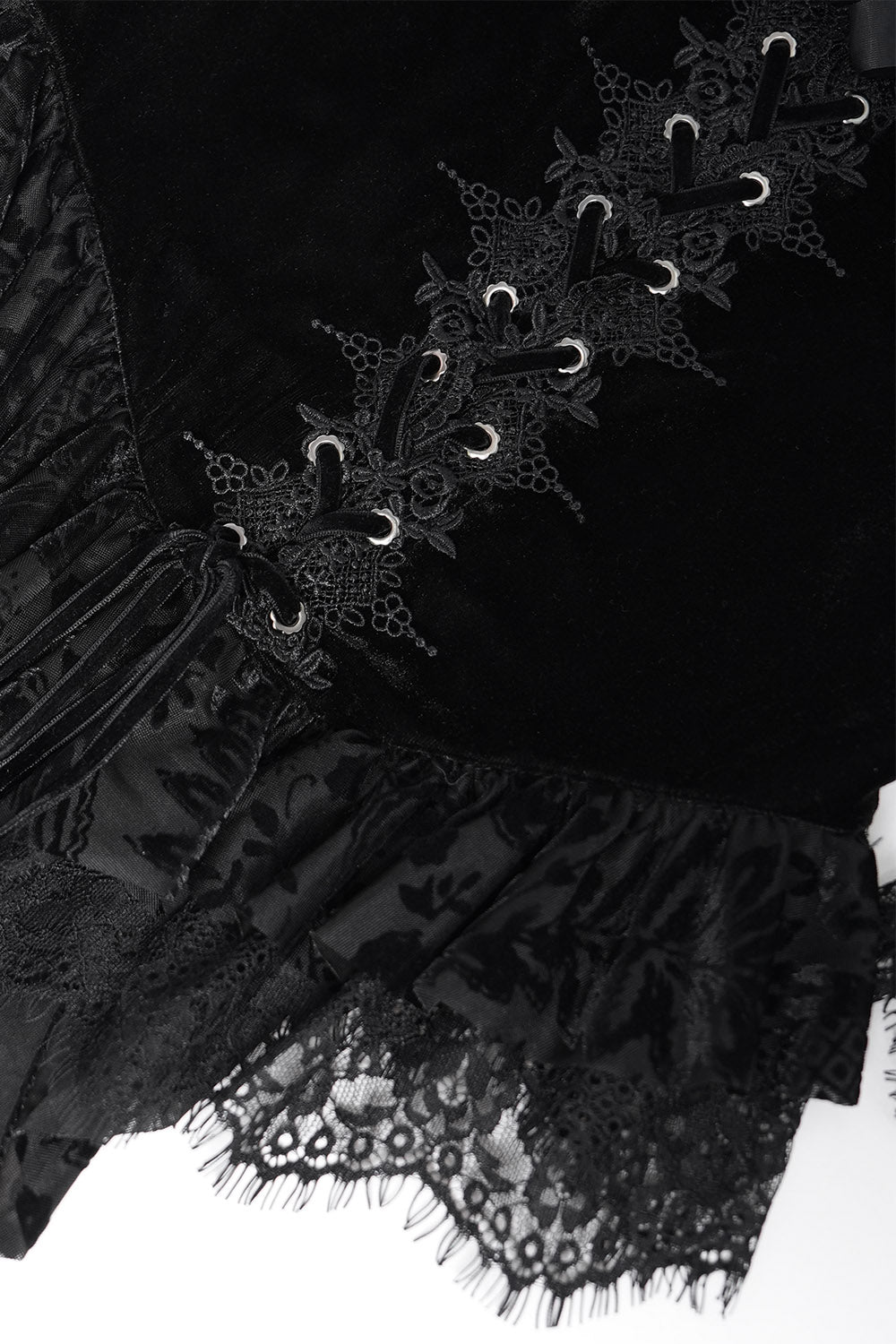 womens gothic renaissance long sleeve ruffle top