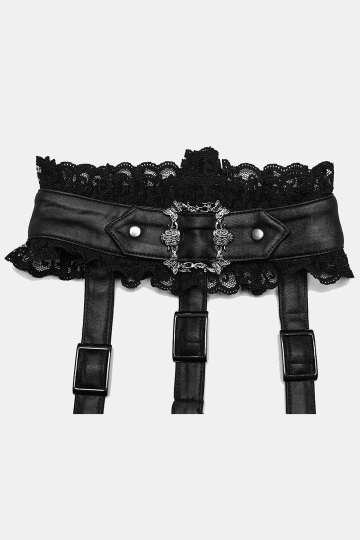 goth lace collar necklace